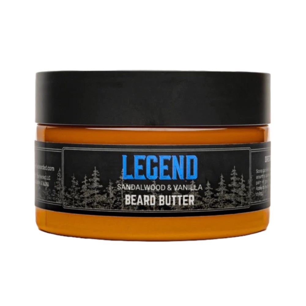 LIVE BEARDED BEARD BUTTER LEGEND LEAVE IN SANDALWOOD & VANILLA 85G - BRAND NEW